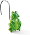 CHICTIE Frog Shower Curtain Hooks Rings,Set of 12 Green Decorative Shower Curtain Hooks,Stainless Steel Rustproof Animal Shower Rings for Bathroom...