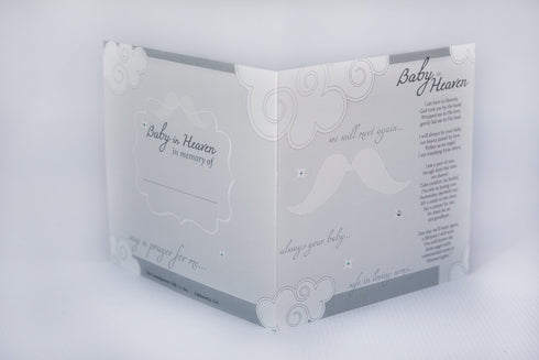 The Grandparent Gift Baby Heaven Infant Loss or Miscarriage Gift, Hanging Ornament or Sitting Mini Photo Frame with Sentiment...