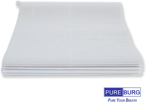 PUREBURG Replacement Filters Compatible with Blueair Blue Pure 411 Air Purifiers,2-Pack H13 HEPA Activated Carbon 2-IN-1 Air Clean...