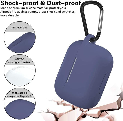 Lerobo Compatible with AirPods Pro Case,Silicone AirPods Pro Case Cover,Waterproof Protective Cover for Airpod Pro Supports Wireless Charging with...