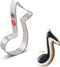 Music Note Cookie Cutter 5.5" Made in USA by Ann Clark...
