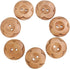 ULTNICE 50pcs Sewing Buttons Round Flower 2 Holes Wooden Buttons 30mm Random Color...