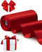 FAKILO Red Satin Ribbon 6 Inch x 22 yd Wide Thick Ribbon for a Grand Opening Business Ribbon Cuttings Ceremony Bow Wedding Chairs Party Christmas ...
