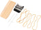 Tissting Mini Darning Loom 14 Hooks, Weaving Loom with Rubber Bands and Wooden Boards, Bracelet Making Kit String for Beginners Quickly Mending Je...