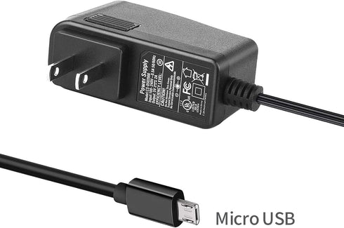 Security-01 2-Pack 5V 2A Power Supply with Plug Micro USB for Security Camera IPC...