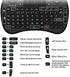 Wireless Mini Keyboard Remote Control Touchpad Mouse Combo Controller with RGB Backlit for Android TV Box Smart TV with OS+USB PC Computer Laptop ...
