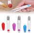 Purple Plastic Handle & Safety Cover Sewing Scissors Clothes Thread Embroidery Cross-stitch Craft Clipper Cutter Tailor Nippers,Snips Trimming Nip...