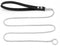 CaptainSteeL Stainless Steel Dog Leash, 3ft, 4ft, Integrated Dog Collar and Leash, 5mm 1m/1.2m Metal Dog Leash for Small and Large Pets, with Leat...
