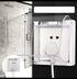 Fielect Weatherproof in Use Outlet Cover Plug 86 Type Electrical Outlet Cover Receptacle Protector 98x110x43mm for Retrofit Siding Construction, T...