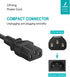 3 Prong Power Cord for Instant Pot Electric Pressure Cooker, Power Quick Pot, Rice Cooker, Smart Power Cooker, Soy Milk Maker and More Kitchen App...