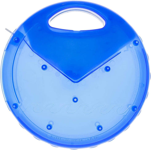 U.S. Pool Supply Pool & Spa Floating Chlorine & Bromine 3" Tablet View Circle Chemical Dispenser 10" Diameter - Floats Upright when Full and Flat ...