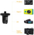 ChromLives Tripod Adapter Mount, Adapter Screw 1/4"-20 Camera Mount 1 4 Compatible with Gopro Hero 11 10 9 8 7 5 6 4 3 with Thumb Screw for Mounti...