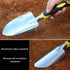 Garden Trowel Hand Shovel for Gardening with Soft Rubberized Non-Slip Handle for Planting, Digging, Weeding, Moving and Smoothing, Gardening Gifts...