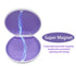 Retainer Case,Cute Slim Aligner Case Compatible with Invisalign,Retainer Holder with Aligner Remover Tool, Chew & Brush,Rope Bag (White Shell Purp...