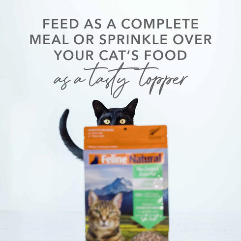 Feline Natural - Grain-Free Freeze Dried Cat Food - Chicken & Lamb, 3.5oz...