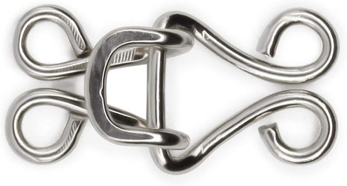 Dritz 97-65 Coat Hook & Eye Closures, Nickel-Plated Brass 4-Count...