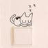 Removable Switch Sticker, 4 Pcs Cute Black Sleeping Cats Cartoon Wall Sticker, Light Switch Decor Decals, Family DIY Decor Art Car Stickers Home D...
