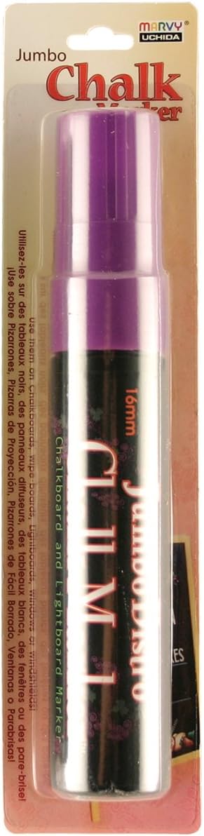 Uchida of America 481-C-F8 Jumbo Bistro Chalk Markers, Fluorescent Violet...