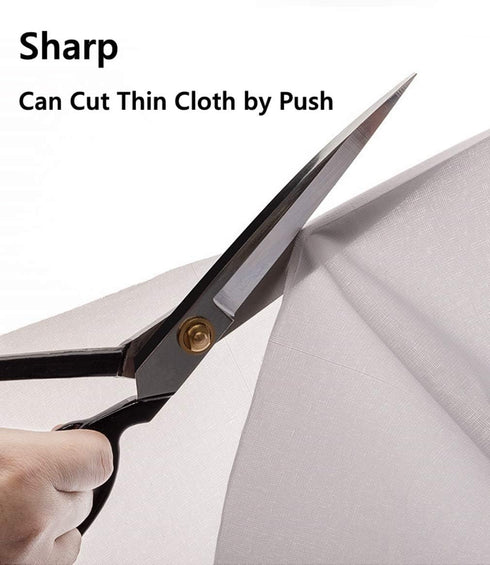 Fabric Tailor Shears Professional 9" Heavy Duty Sewing Scissors for Leather Clothes Industrial Strength High Carbon Steel Tailor Scissors Sharp fo...