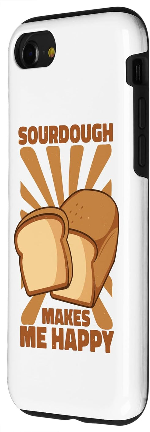 iPhone SE (2020) / 7 / 8 Sourdough Makes Me Happy Bread Maker Bread Dough Bread Baker Case...
