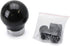 iJDMTOY Gloss Black 2-Inch Real/Genuine Carbon Fiber Shift Knob Ball Compatible with Compatible w/most 8mm 10mm 12mm M8 M10 M12 1.25 1.50 1.75 Thr...
