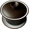 Gaiwan Teacup Kungfu Tea bowl Zisha Red Clay black 4oz/130ml Cup Sancai Saucers (Black white)...