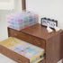 BangQiao 2 Pack Fixed 12 Grids Clear Plastic Organizer Sorting Tray and Transparent Storage Divider Box Container Case for Hardware, Craft, Sewing...