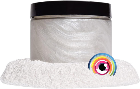 Eye Candy Pigments Premium White Mica Powder - AKI White (25gr) - for Epoxy, Resin, Soap, Paint, Woodworking, Acrylic Pouring, Bath Bombs, Fishing...