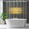 Clear PEVA Plastic Shower Curtain Liner Premium Light Weight 72" x 72" Transparent Bathroom Shower Showroom Curtain Liner with Rustproof Metal Gro...