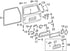 64680-0C010 Liftgate Tailgate Hatch Lock Cable Compatible with 2001-2007 Sequoia...