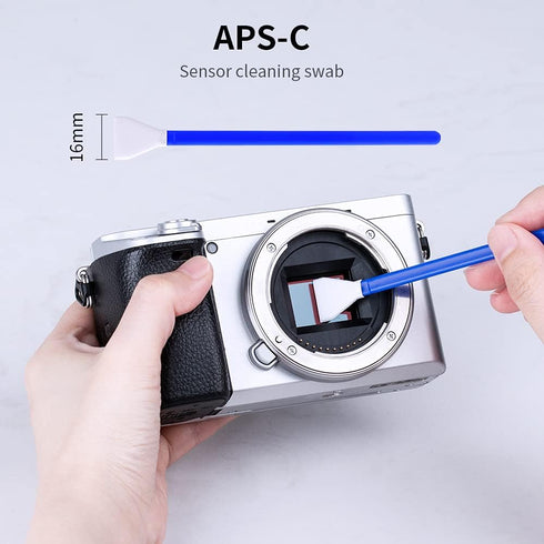 K&F Concept 20 Pack APS-C Sensor Cleaning Swabs, Dry CCD CMOS Clean Swabs Compatible with Nikon Sony Canon DSLR & Digital Camera Sensor Clean (No ...