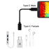 chenyang USB C Extension Cable USB 3.1 Gen 2 10Gbps Male to Female Fast Charging Data Transfer Extension Cable 1.0M...