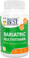 Bariatric Multivitamin with Iron for Post-Gastric Bypass & Sleeve Surgery, Energy Supplements, 90 Tablets, 24 Essential Nutrients, Formulated by B...