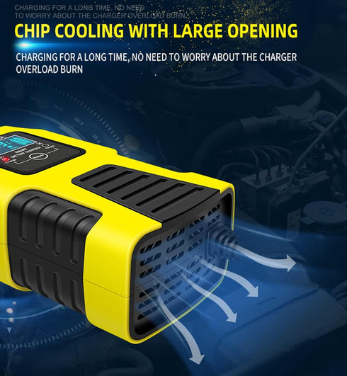 6V 12V Battery Charger Maintainer, 2-Amp Fully Automatic Smart Charger, Portable Trickle Charger,Car Battery Repair and Desulfator for Automotive,...