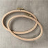 WRMHOM 8.5 X 5.2 Inch Wooden Oval Embroidery Hoops Cross Stitchey Framing Hoop Hand Oval Hoops Needlework Sewing Art Tool Craft Supply (5)...