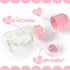 JIZHI Reborn Baby Doll Hollow Bottle and Magnetic Pacifier Set, Baby Doll Accessories for Reborn Baby Dolls, Pretend Play Feeding Toy Kids Gift, P...