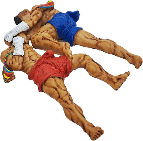 4¼" Muay Thai Hak KOR Erawan or Break The Elephant’s Neck Basic Movement Muaythai Boxing Martial Arts 3D Resin Fridge Magnet Souvenir Refrigerator...