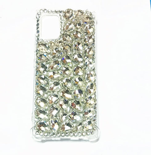 for Samsung Galaxy Note 20 Ultra Case,Note 20 Plus Case,3D Handmade Sparkle Stunning Stones Crystal Diamond Bling Glitter Phone Case for Samsung G...