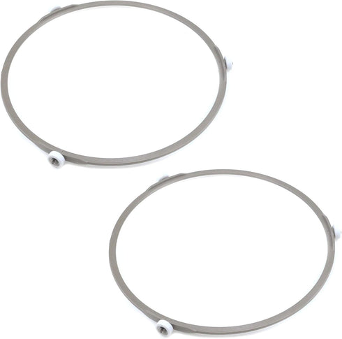 Semetall Microwave Oven Glass Turntable Plate Roller Support Rotating Ring 2 Pack Outer Diameter 220mm/8.66" Microwave Replacement Accessories Par...