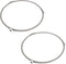 Semetall Microwave Oven Glass Turntable Plate Roller Support Rotating Ring 2 Pack Outer Diameter 220mm/8.66" Microwave Replacement Accessories Par...