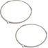 Semetall Microwave Oven Glass Turntable Plate Roller Support Rotating Ring 2 Pack Outer Diameter 220mm/8.66" Microwave Replacement Accessories Par...