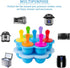 Webake Baby Food Freezer Trays with Lid, Silicone Ice Cube Popsicle Molds with 7 Ice Pop Sticks, Egg Bites Molds Set of 2 for Instant Pot Accessor...