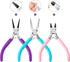3Pcs Jewelry Pliers Jewelry Making Pliers Tools Kit with Needle Nose Pliers/Round Nose Pliers/Chain Nose Pliers Wire Cutters for Wire Wrapping Ear...