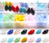 6x12mm Teardrop Crystal Beads, 280pcs Faceted Glass Beads in 14 Colors, DIY Gemstone Beads for Jewelry Making, Craft Supplies for Necklaces, Brace...