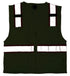 Kishigo All Mesh Contrast Unisex Reflective Safety Vest 1195, ANSI Type R / Class 2 Compliant, 6 Pockets - Pencil & Radio Pockets, Zipper Front, S...
