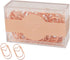 Jumbo Rose Gold Paper Clips Decorative Heart 1.5" Paperclips with Clips Holder for Home, School and Office Supplies 30 Pcs (Heart, Rose Gold)...
