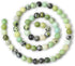 60PCS 6mm Natural Australian Jade Gemstone Round Loose Beads for Jewelry Making DIY Handmade Materials 1 Strand 15"...
