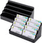 Hipiwe Business Card Holder for Desk- 8 Pocket Acrylic Business Card Display Stand Office Desktop Name Card Organizer,Fits 480Pcs Business Cards (...
