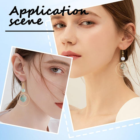 120pcs 30mm Hoop Earrings Findings Small Round Earring Finding Golden Brass Open Bezel Back Frames Circle Beading Bulk for Jewelry Making Women Cr...