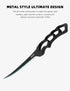 BKF Pro 7" Fillet Knife Fishing Knife Stainless-Steel Blade for Filleting and Boning with Sheepskin Protective Sheath, Fishing Gear and Equipment,...